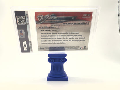 Topps 2018 Topps Chrome Update Baseball—Juan Soto #HMT98 Pink Refractor —PSA 10