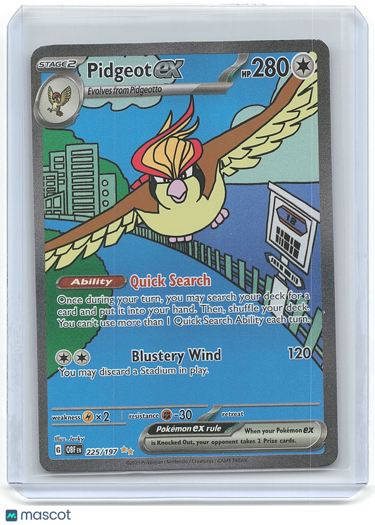 2023 Pokemon Pidgeot #225/197 EX