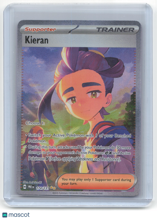 2025 Pokemon Kieran Prismatic Evolutions #174/131