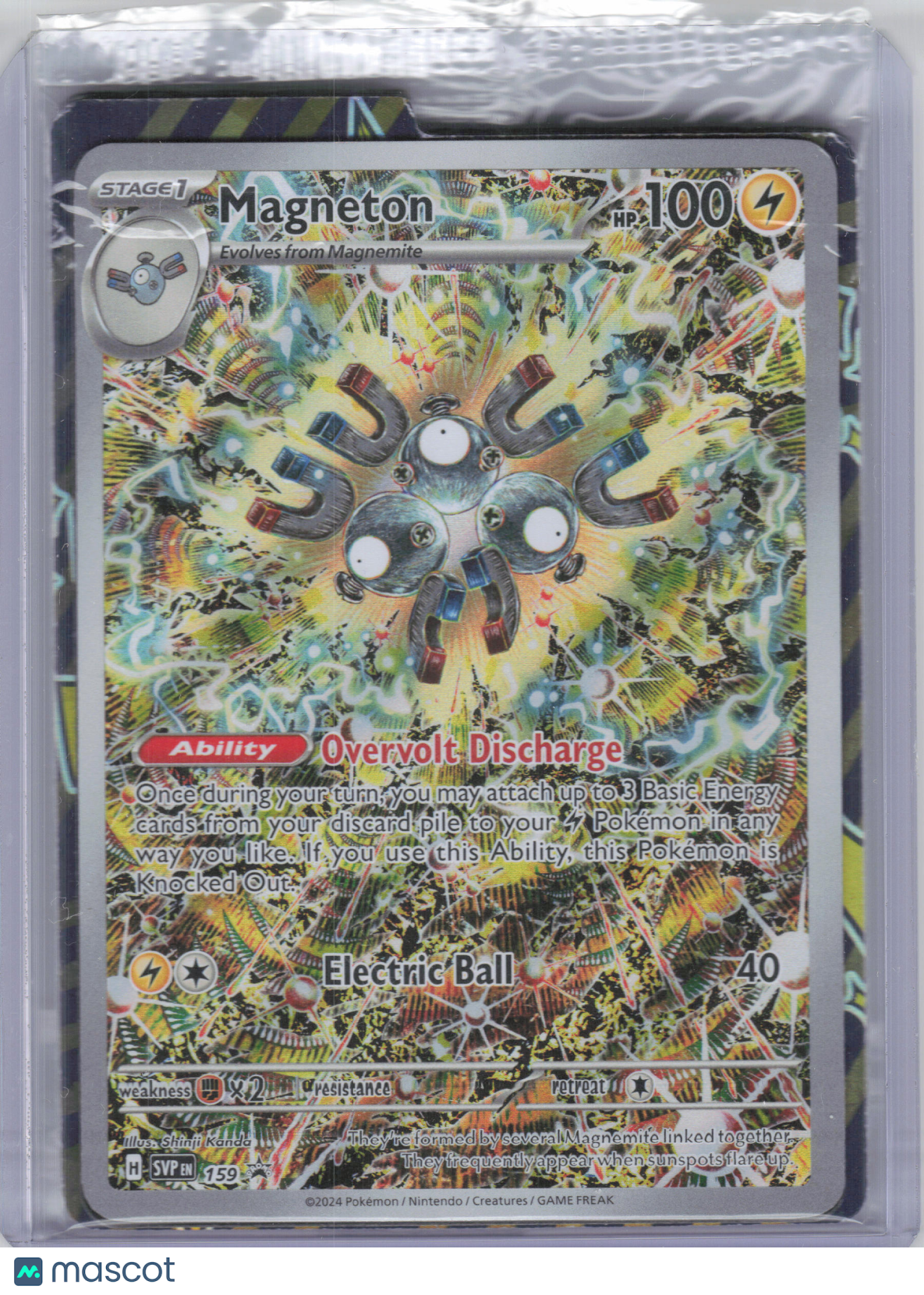 2024 Pokemon—Magneton #159 Scarlet & Violet Promo—Black Star Promo Holo [Sealed]
