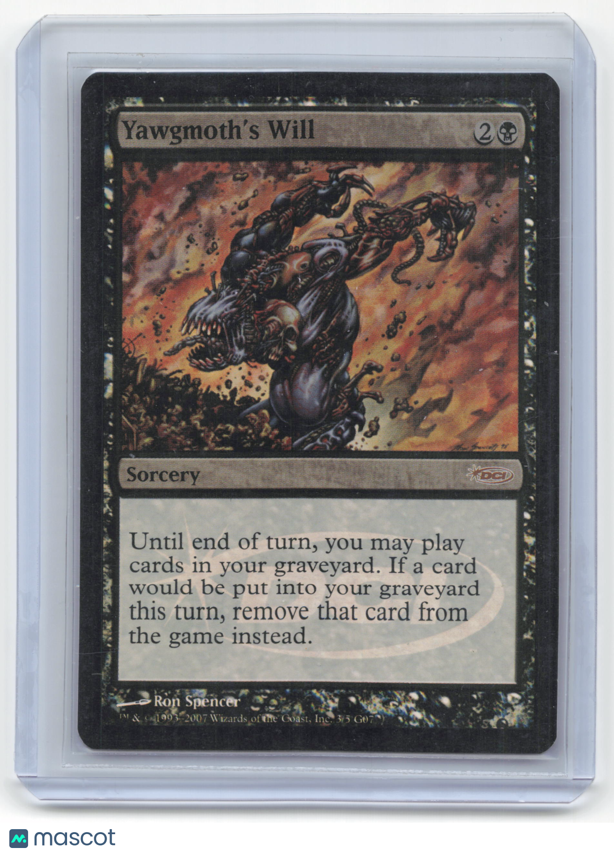 1998 Magic: The Gathering—Yawgmoth's Will #3 Judge Gift Promos— Lightly Played