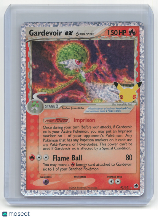 2021 Pokemon TCG Gardevoir EX Celebrations #93/101