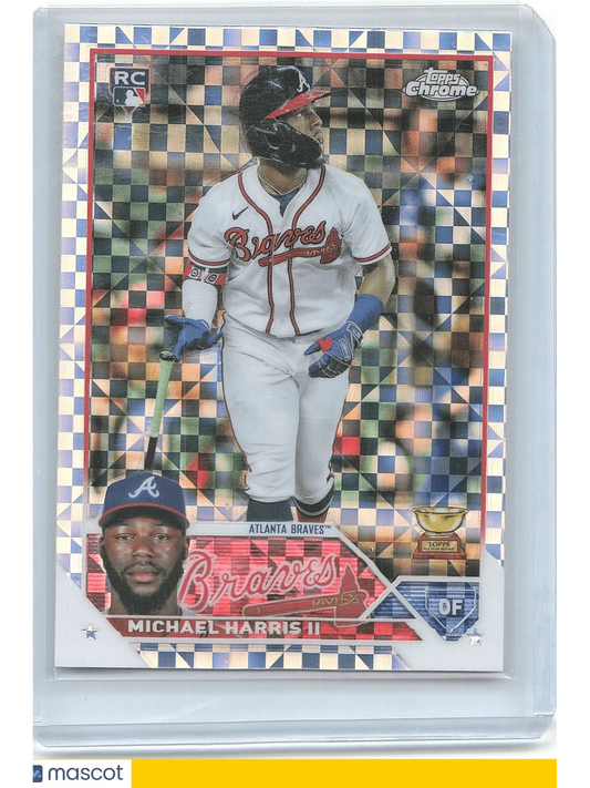 2022 Topps Chrome Baseball Michael Harris II RC Prism #79 - Papa Joey's Collectibles