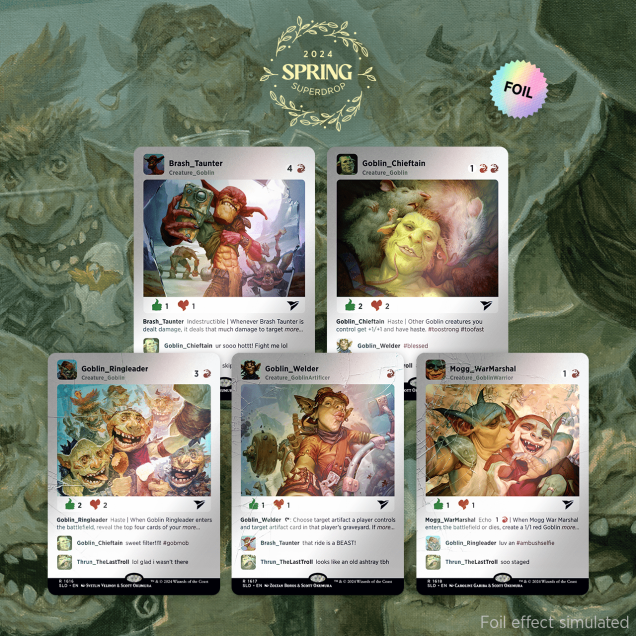 2024 Magic: The Gathering Secret Lair Drop: Goblingram (Rainbow Foil Edition)
