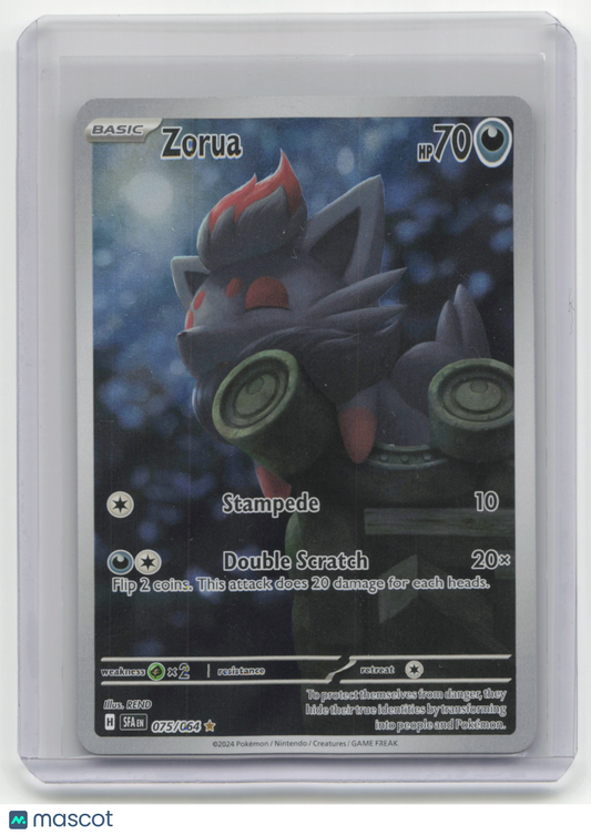 2024 Pokémon Zorua shrouded fable #073/264 - Papa Joey's Collectibles