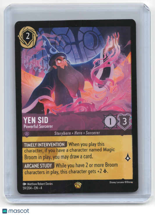 2024 Disney Lorcana TCG Yen Sid Ursula's Return #59/204 English