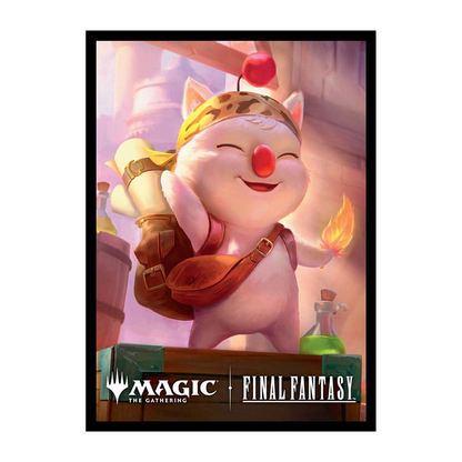 Magic: The Gathering | Final Fantasy Stiltzkin, Moogle Merchant Card Sleeves - Papa Joey's Collectibles
