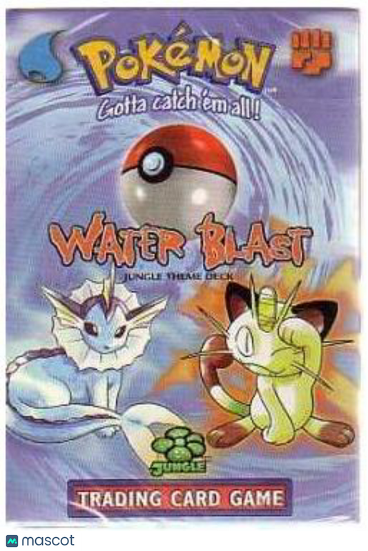 1999 Pokemon Jungle Water Blast Damaged Theme Deck
