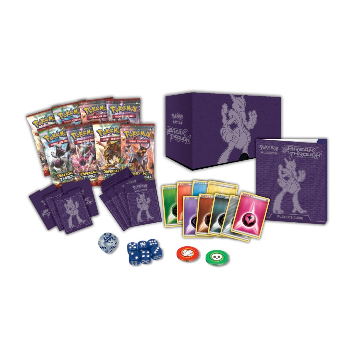 2015 Pokemon XY BREAKthrough (Mega Mewtwo X) Elite Trainer Box