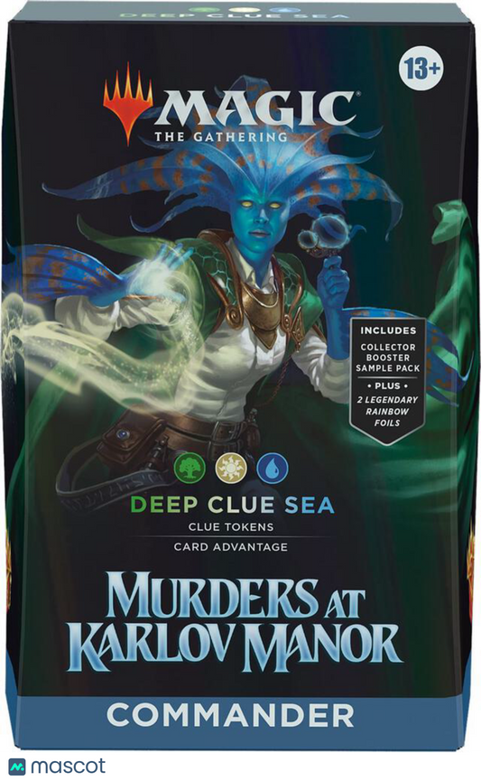 Magic The Gathering Deep Clue Sea (Murders at Karlov Manor) Commander Deck