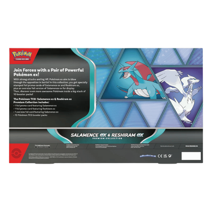 2025 Pokémon TCG: Salamence ex & Reshiram ex Premium Collection