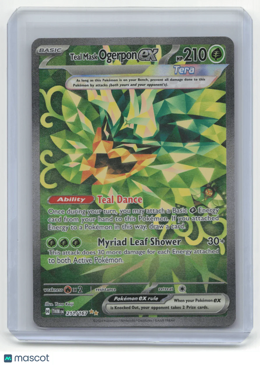 2024 Pokemon Ogerpon Twilight Masquerade #211/167 - Papa Joey's Collectibles