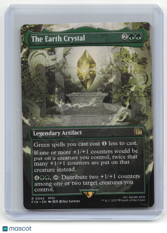 2025 Magic: The Gathering The Earth Crystal Final Fantasy #R 0342