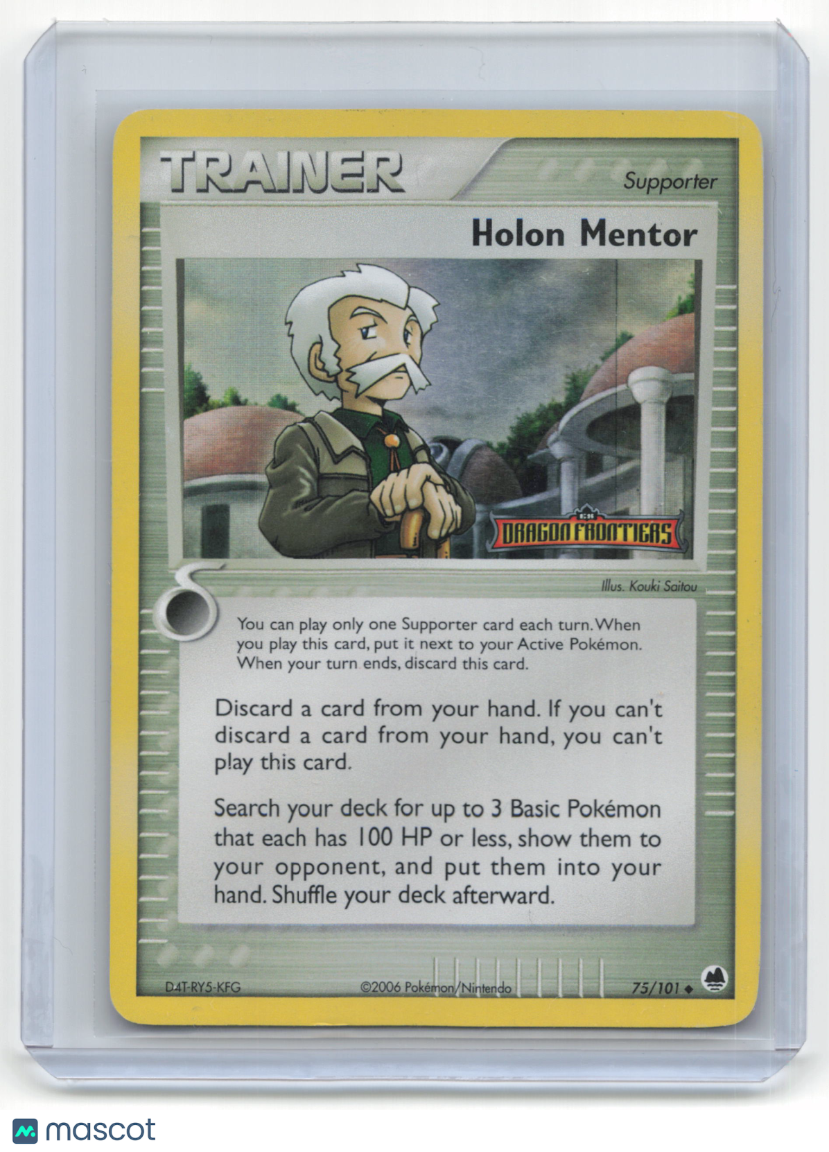2006 Pokemon TCG Holon Mentor Dragon Frontiers #75/101 Mod Played