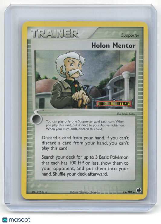 2006 Pokemon TCG Holon Mentor Dragon Frontiers #75/101 Mod Played