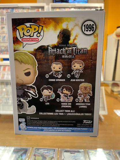 Funko AOT Final Season Reiner Braun #1996 (Very Good) Funko Special Edition