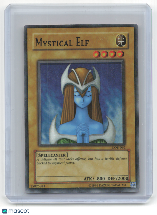 2002 Yu-Gi-Oh! Mystical Elf Legends of Blue Eyes #LOB-062 SR
