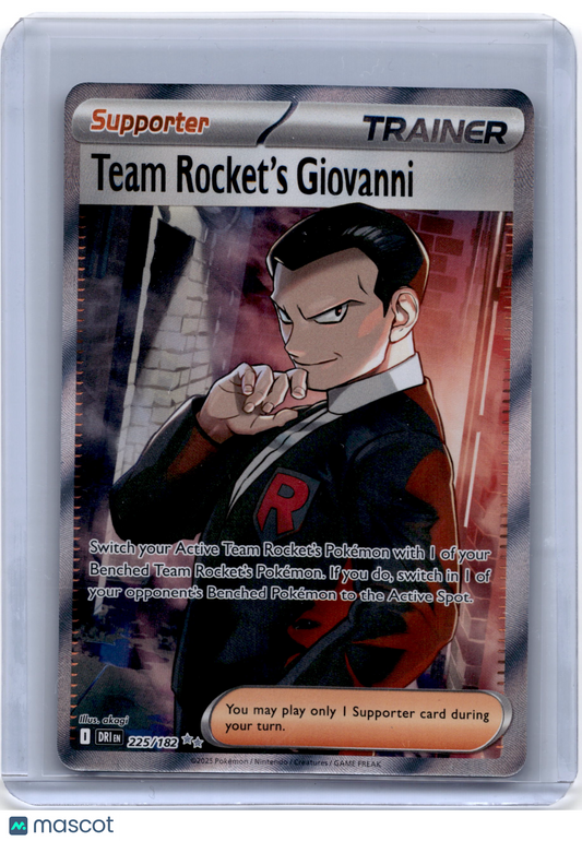 2025 Pokemon Team Rocket's Giovanni Destined Rivals #225/182