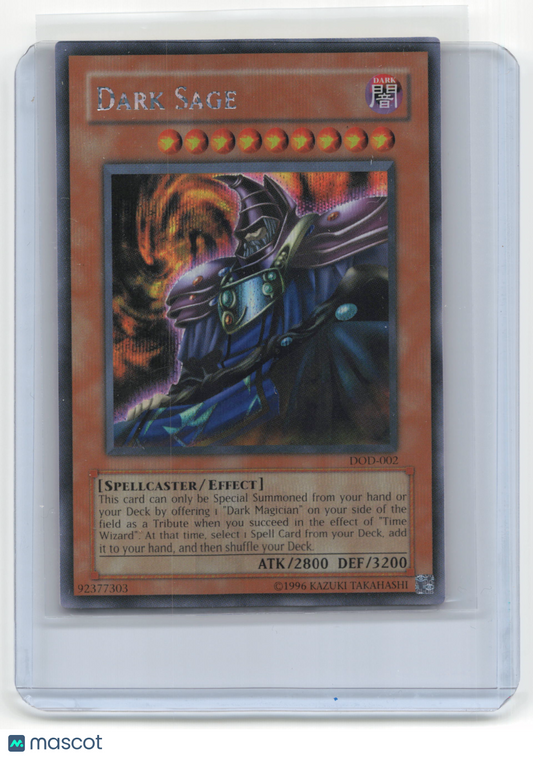 2004 Yu-Gi-Oh! Dark Sage Dawn of Destiny #DOD-002 PSR