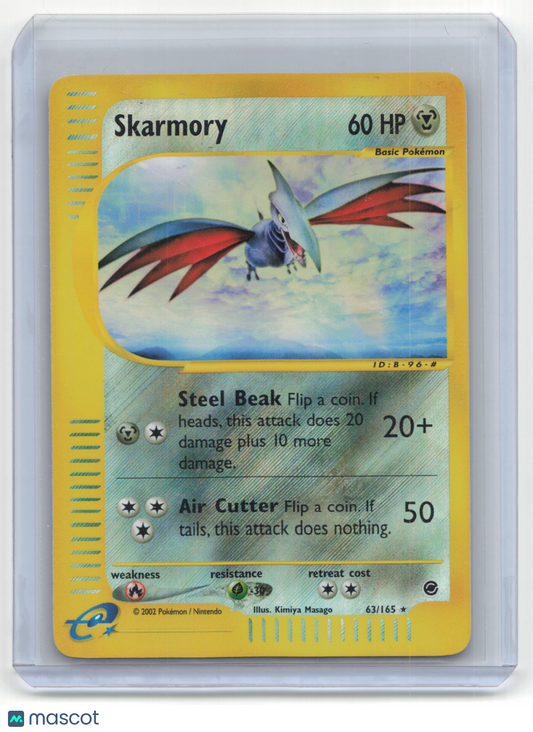 2002 Pokemon Skarmory Expedition Base Set #63/165 Near Mint