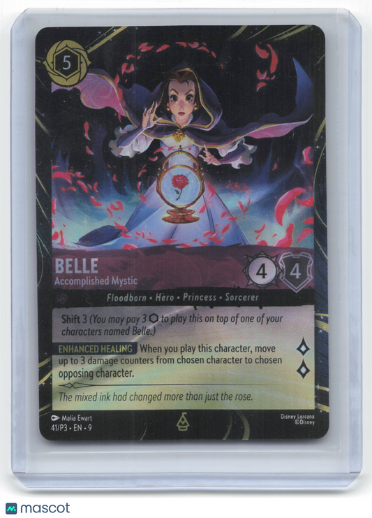 2025 Disney Lorcana—Belle - Accomplished Mystic #41/P3 Promo Set 3— Promo NM