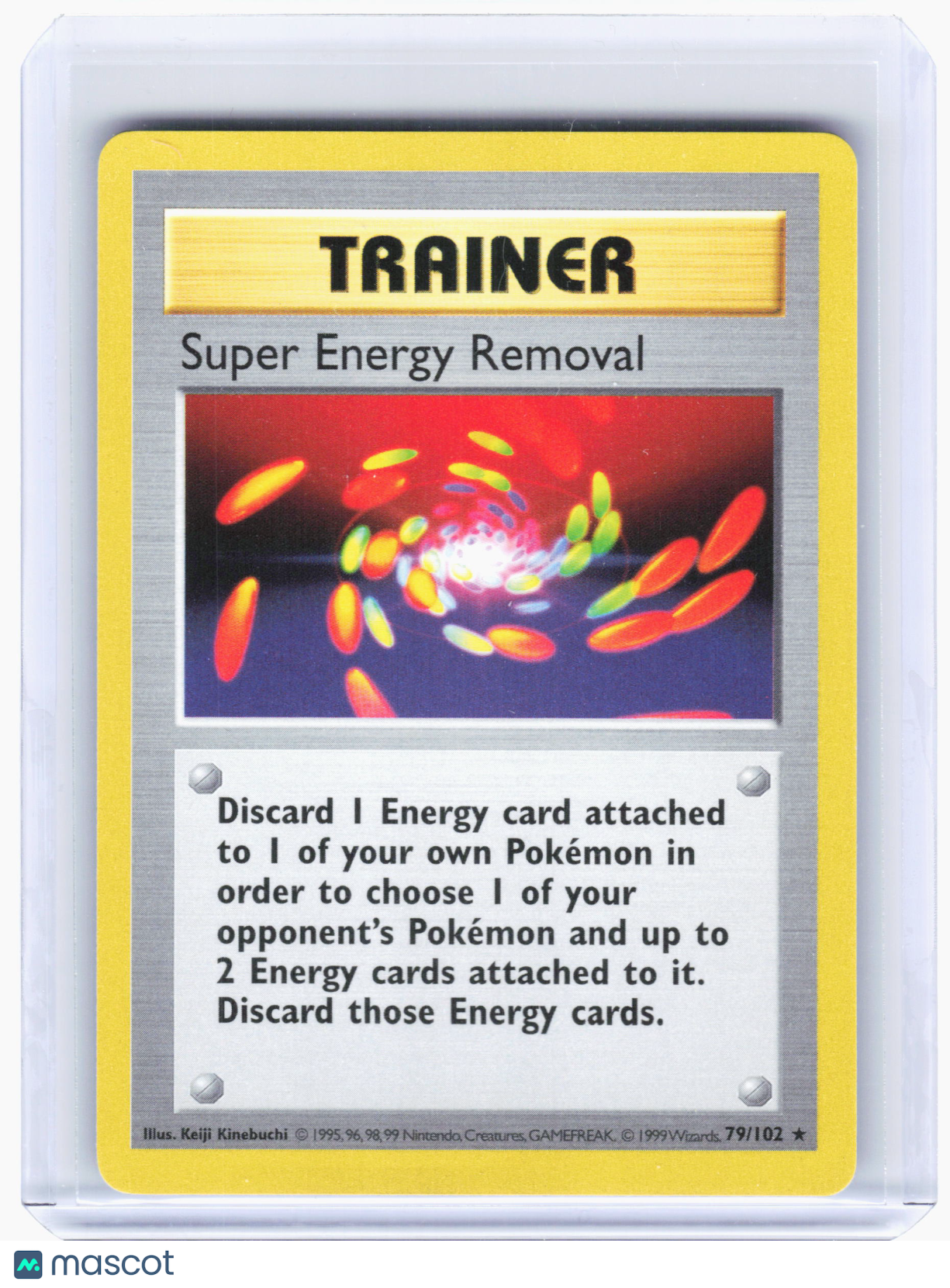 1999 Pokemon—Super Energy Removal #79/102 Base Set (Shadowless)—Rare Nonfoil