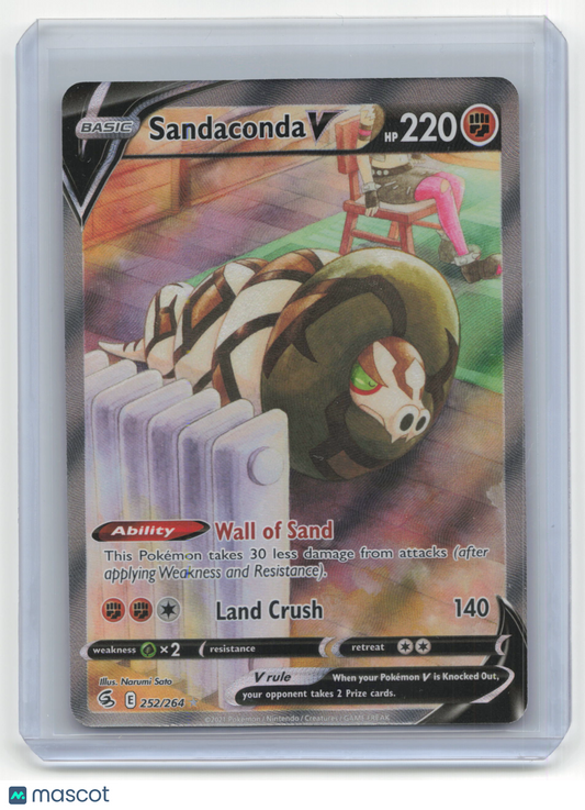 2021 Pokemon Sandaconda V Fusion Strike #252/264 Near Mint