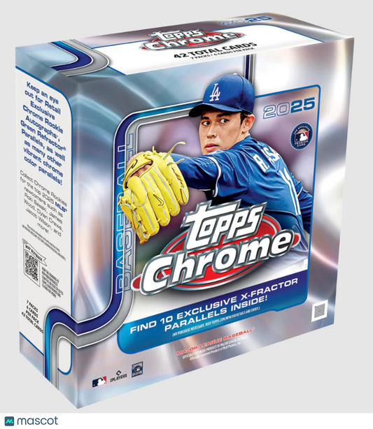 2025 Topps Chrome Baseball Mega Box