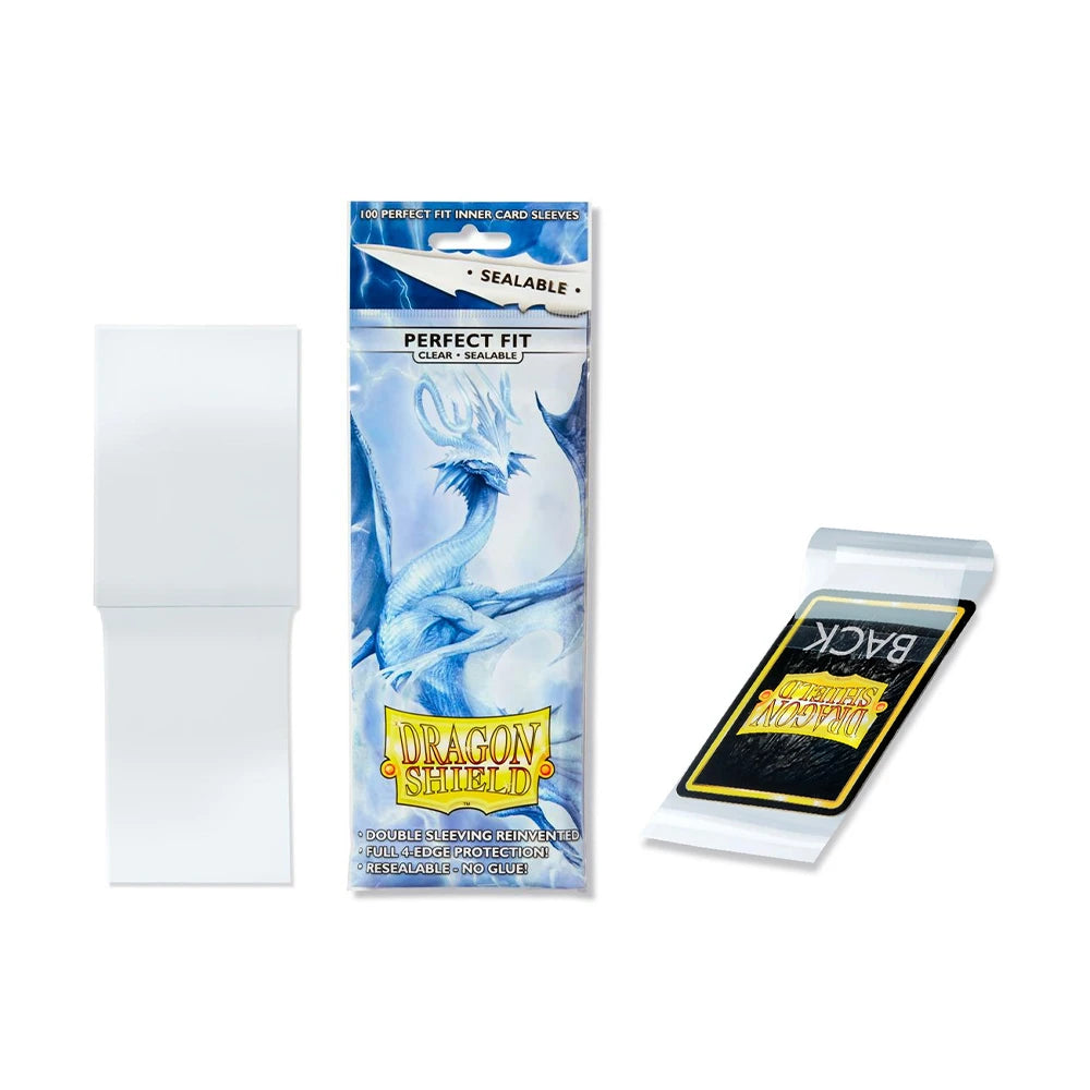 Dragon Shield—Perfect Fit Sealable Card Sleeves - Clear
