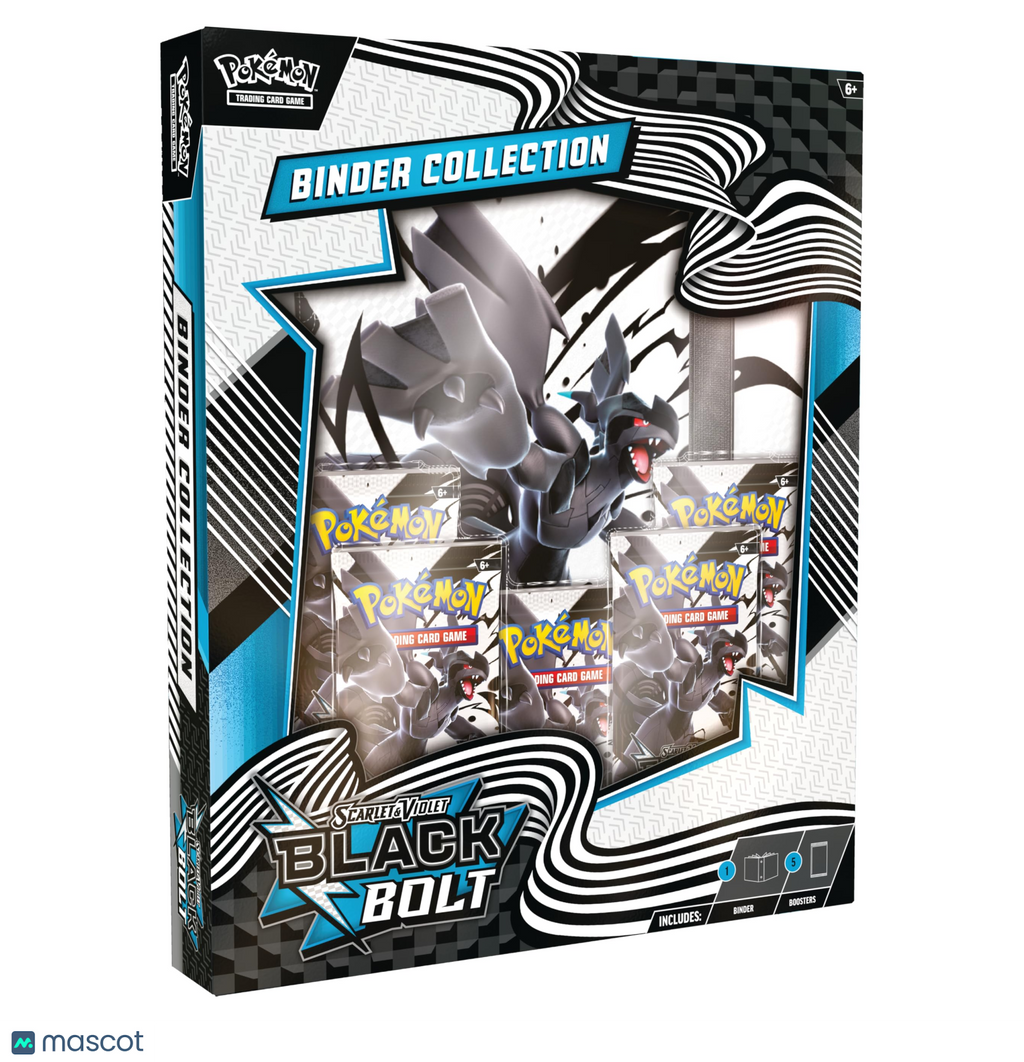2025 Pokémon TCG: Scarlet & Violet Black Bolt Binder Collection