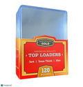 Carboard Gold Standard 120 Pt. Clear 3" x 4" Toploader 10 ct.