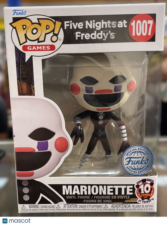Funko FNAF Marionette #1007 Very Good Special Edition: 10 Years