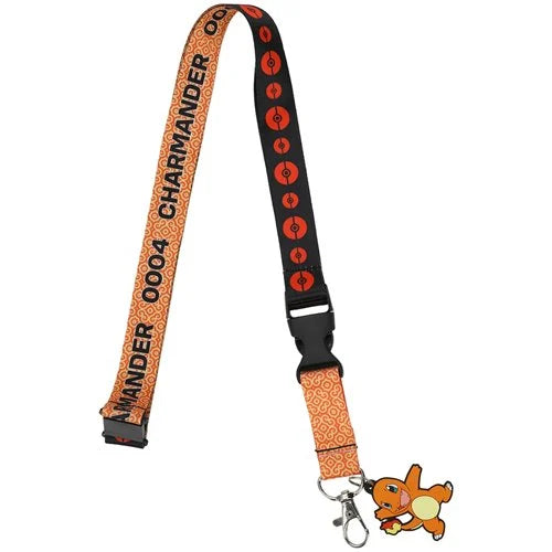 Pokemon Kanto Region First Partner Rubber Charm and Lanyard