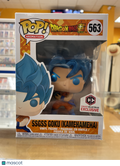 Funko Dragon Ball Super SSGSS Goku (Kamehameha) #563 (VG) CC Exclusive, Metallic