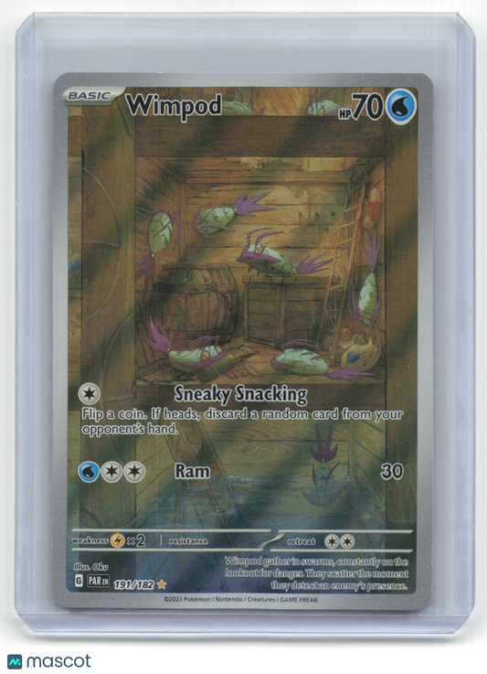 2023 Pokemon Wimpod Paradox Rift #191/182 Near Mint