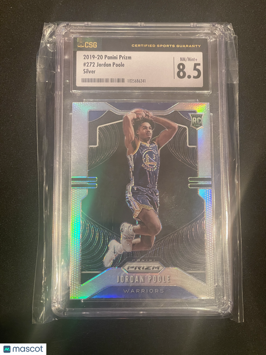 2019 Panini Prizm Jordan Poole #272 CGC 8.5