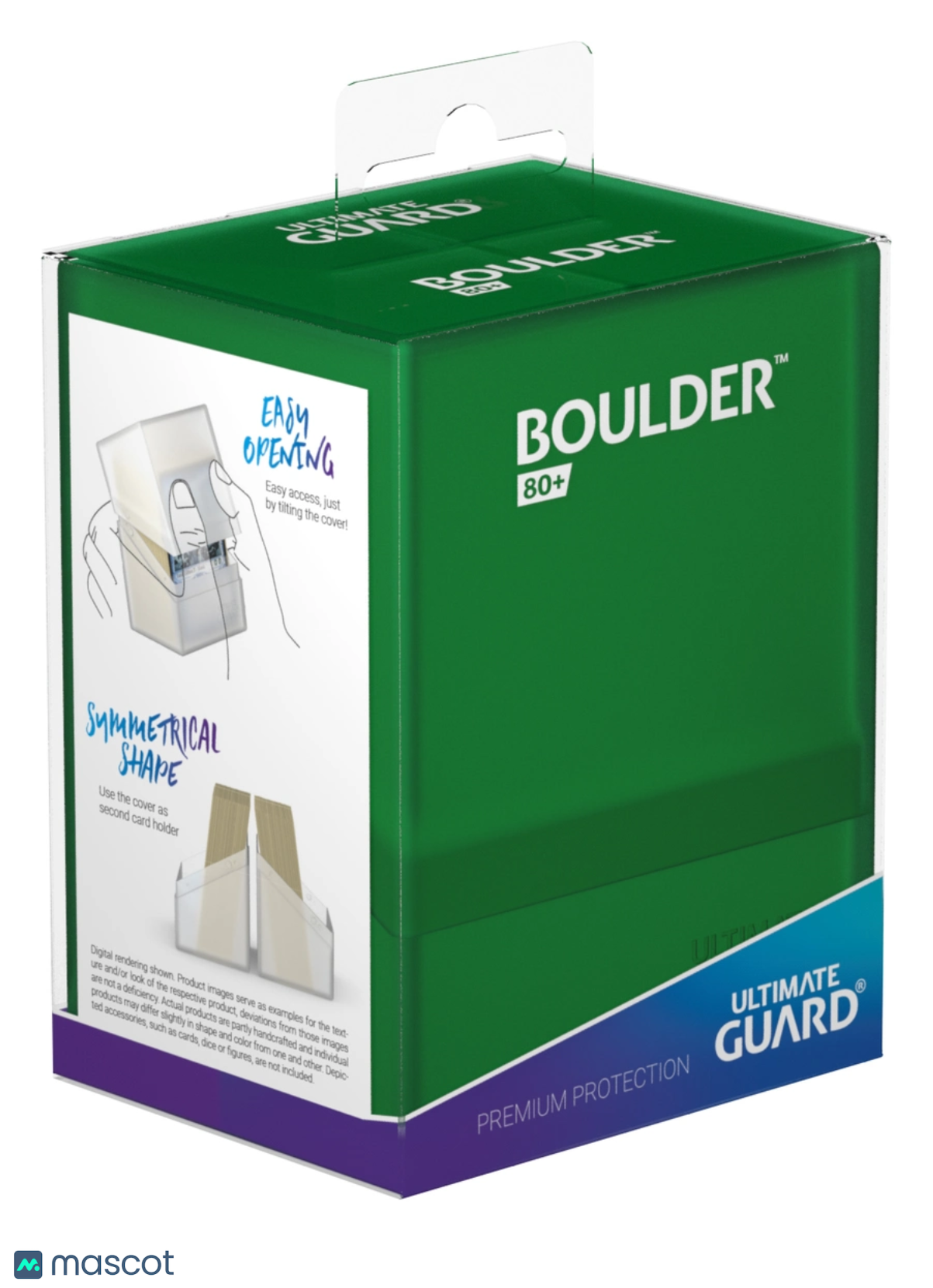 Ultimate Guard Emerald Boulder 80+ Deck Box