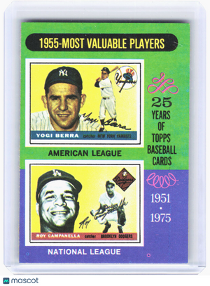 Topps 1975 Topps Baseball—1955 - Most Valuable Players #193 —Very Good