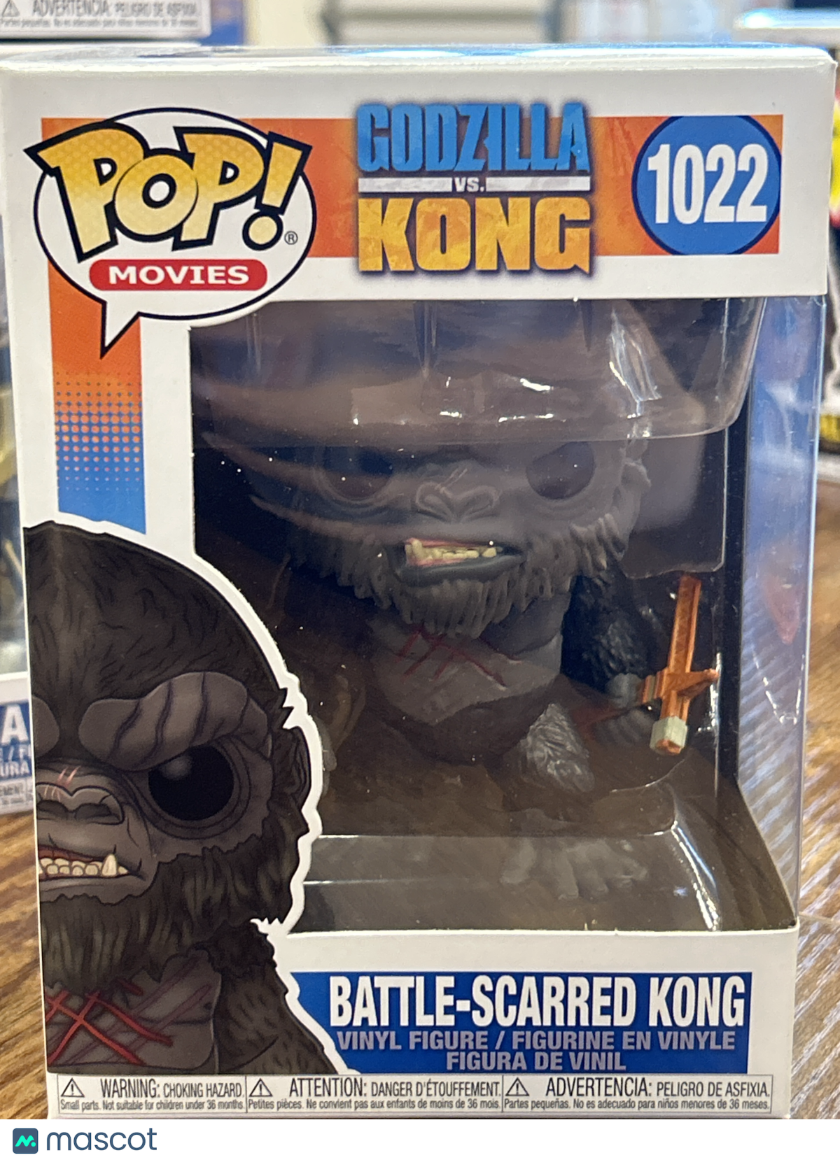 FunkoGodzilla vs. Kong Battle-Scarred Kong # Very Good