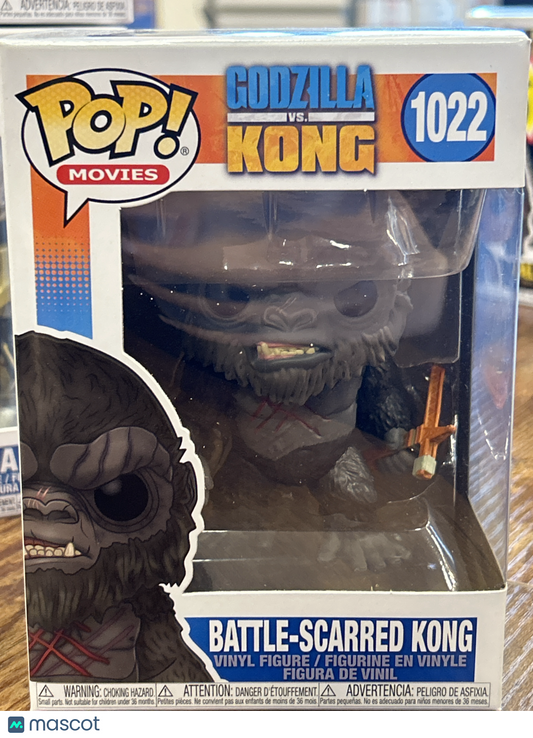 FunkoGodzilla vs. Kong Battle-Scarred Kong # Very Good