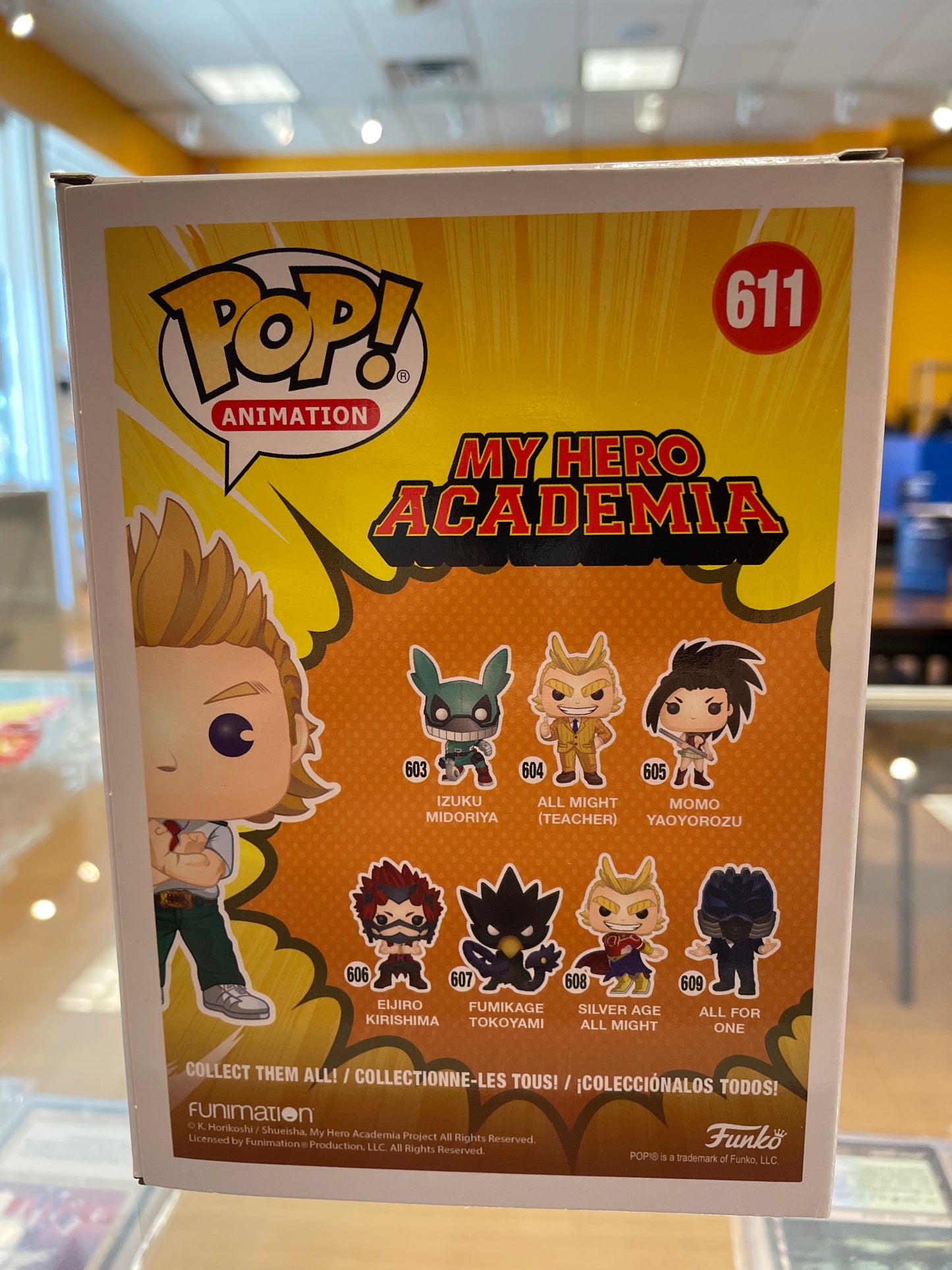 Funko My Hero Academia Mirio Togata #611 (VG) Chalice Collectibles Exclusive