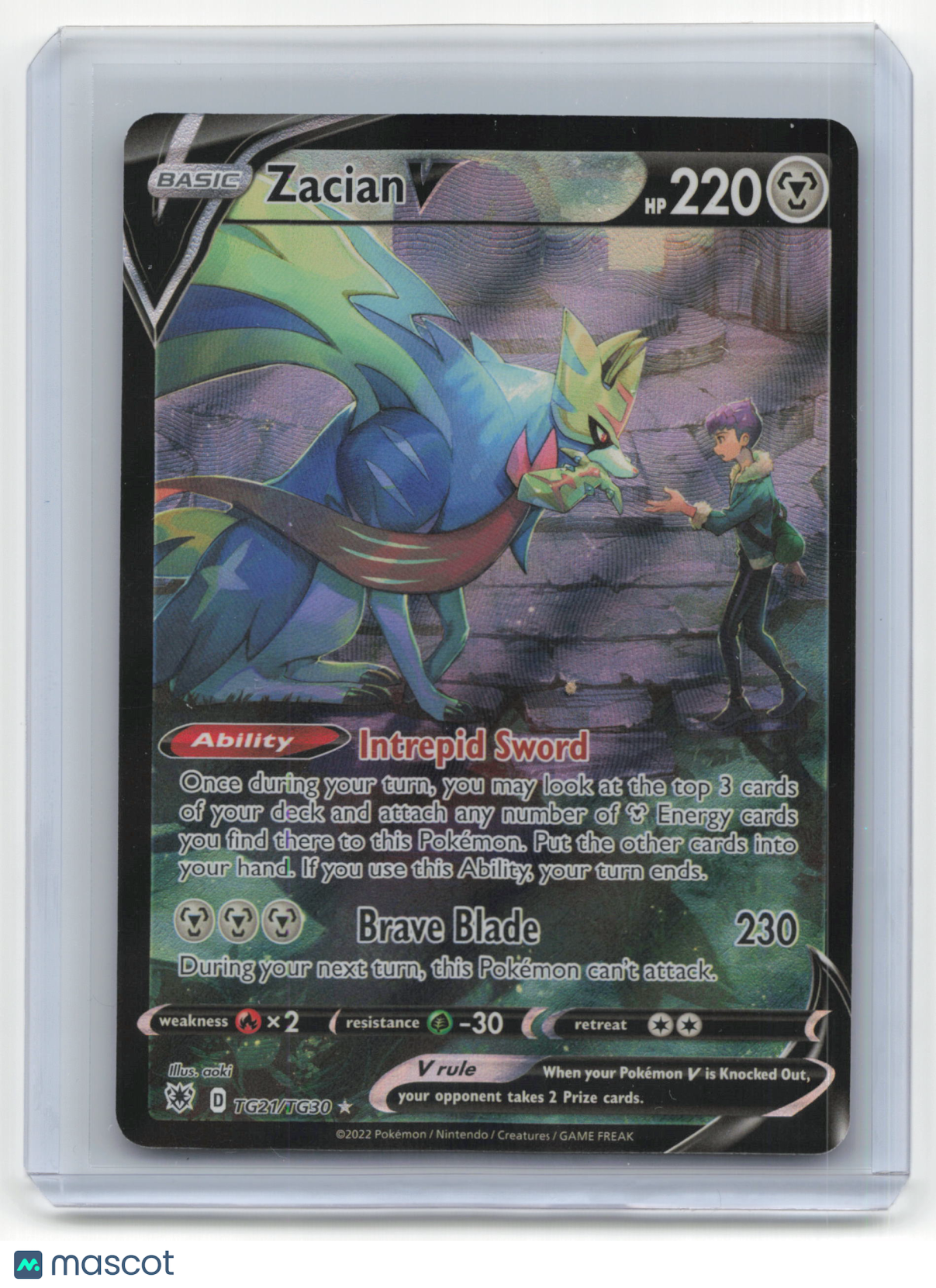 2022 Pokemon TCG Zacian V Astral Radiance #TG21/TG30