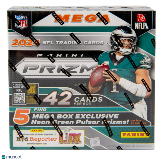 2024 Panini Prizm Football Mega Box (Wal-Mart)