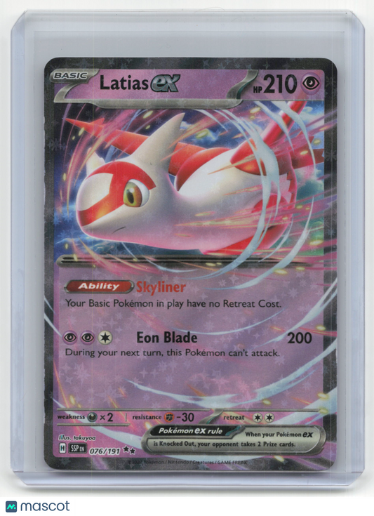 2024 Pokemon Latias EX Surging Sparks #076/191