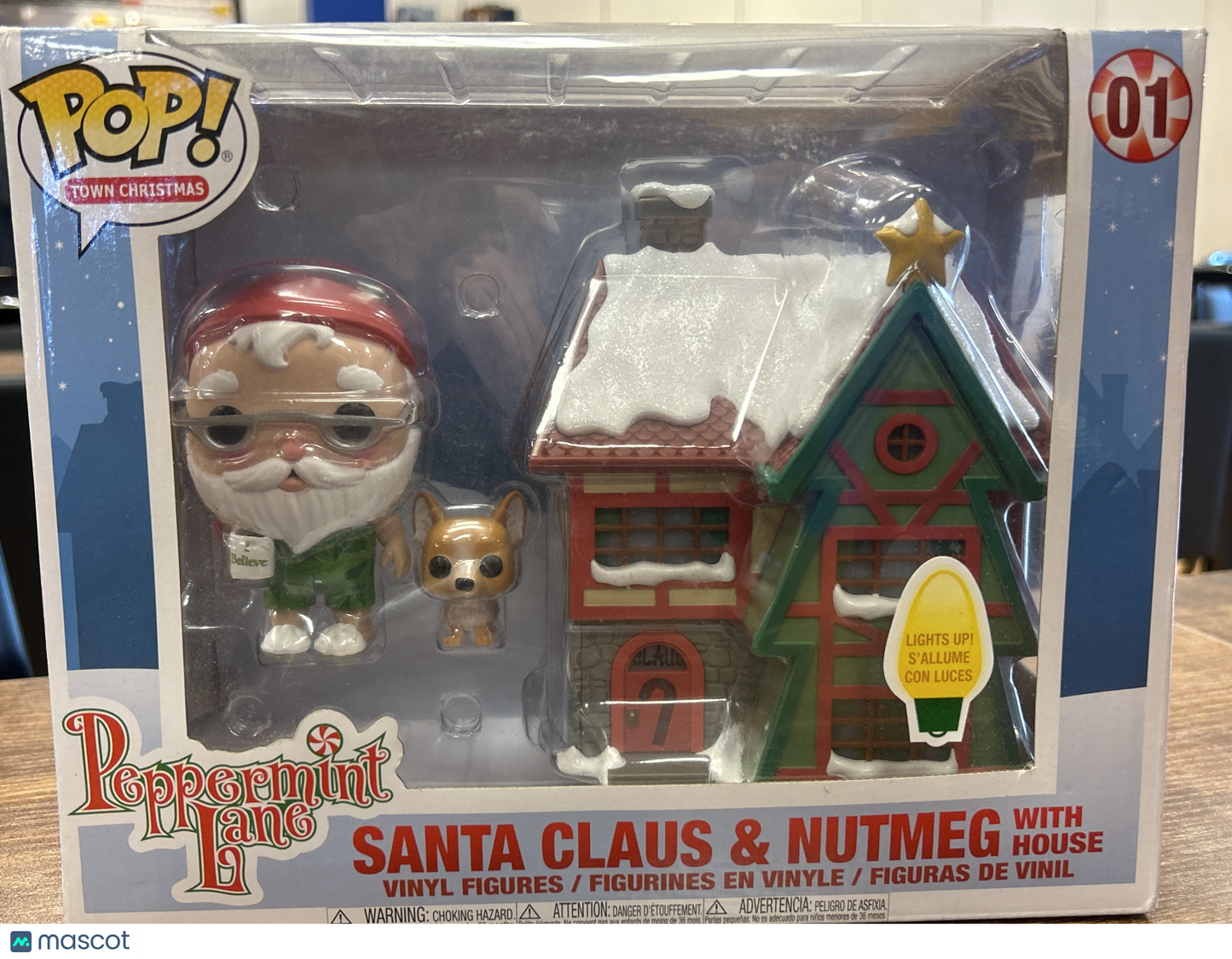 Funko Santa Clause & Nutmeg with House # Good