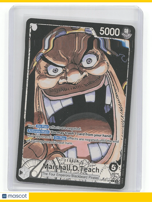 2023 One Piece Card Game Marshall D. Teach #5 - Papa Joey's Collectibles
