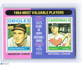 1975 Topps Baseball—1964 Most Valuable Players #202 —Very Good
