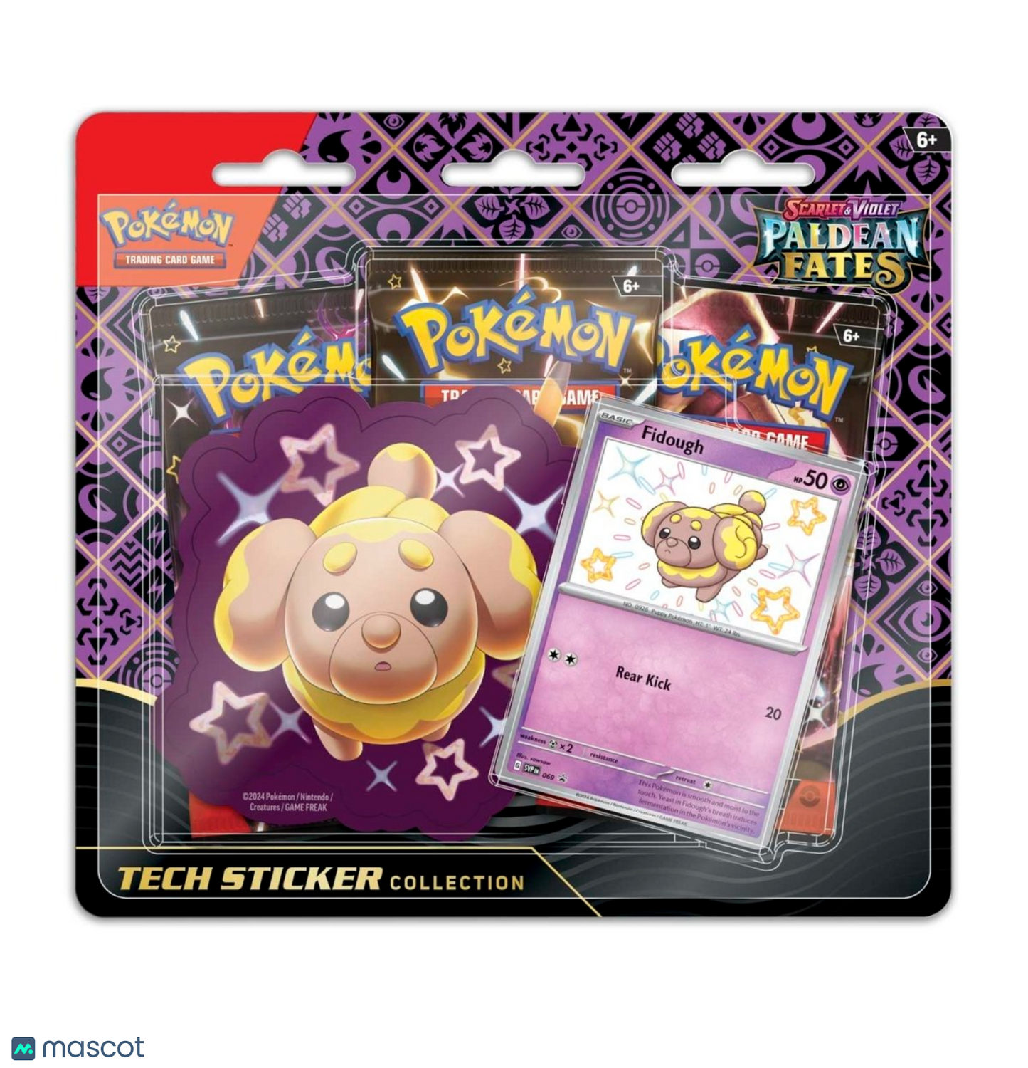 2024 Pokemon Scarlet & Violet Paldean Fates Tech Sticker Collection