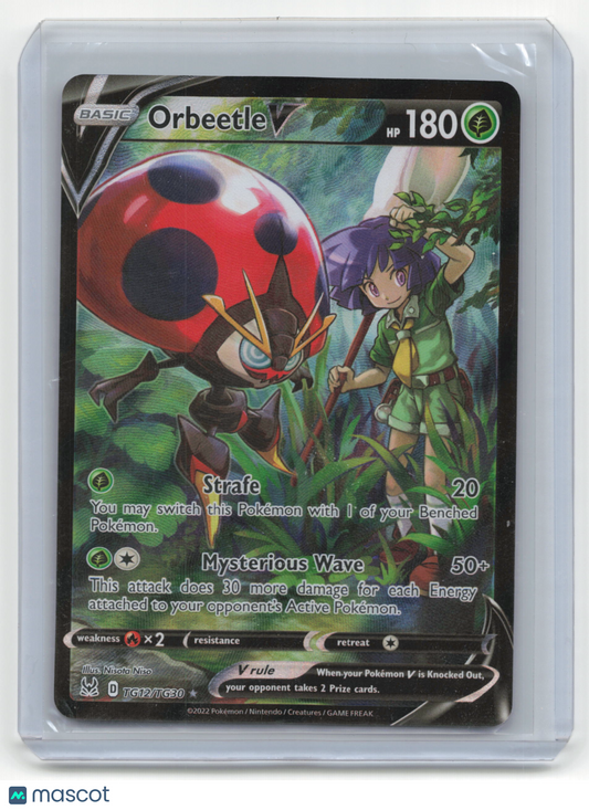 2022 Pokemon TCG Orbeetle V Lost Origin #TG12/TG30