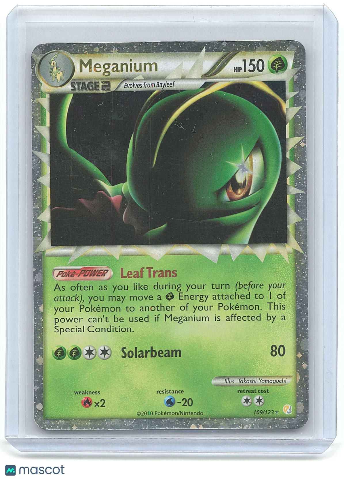 Meganium 2010 Pokemon #109/123 109/123 - Papa Joey's Collectibles